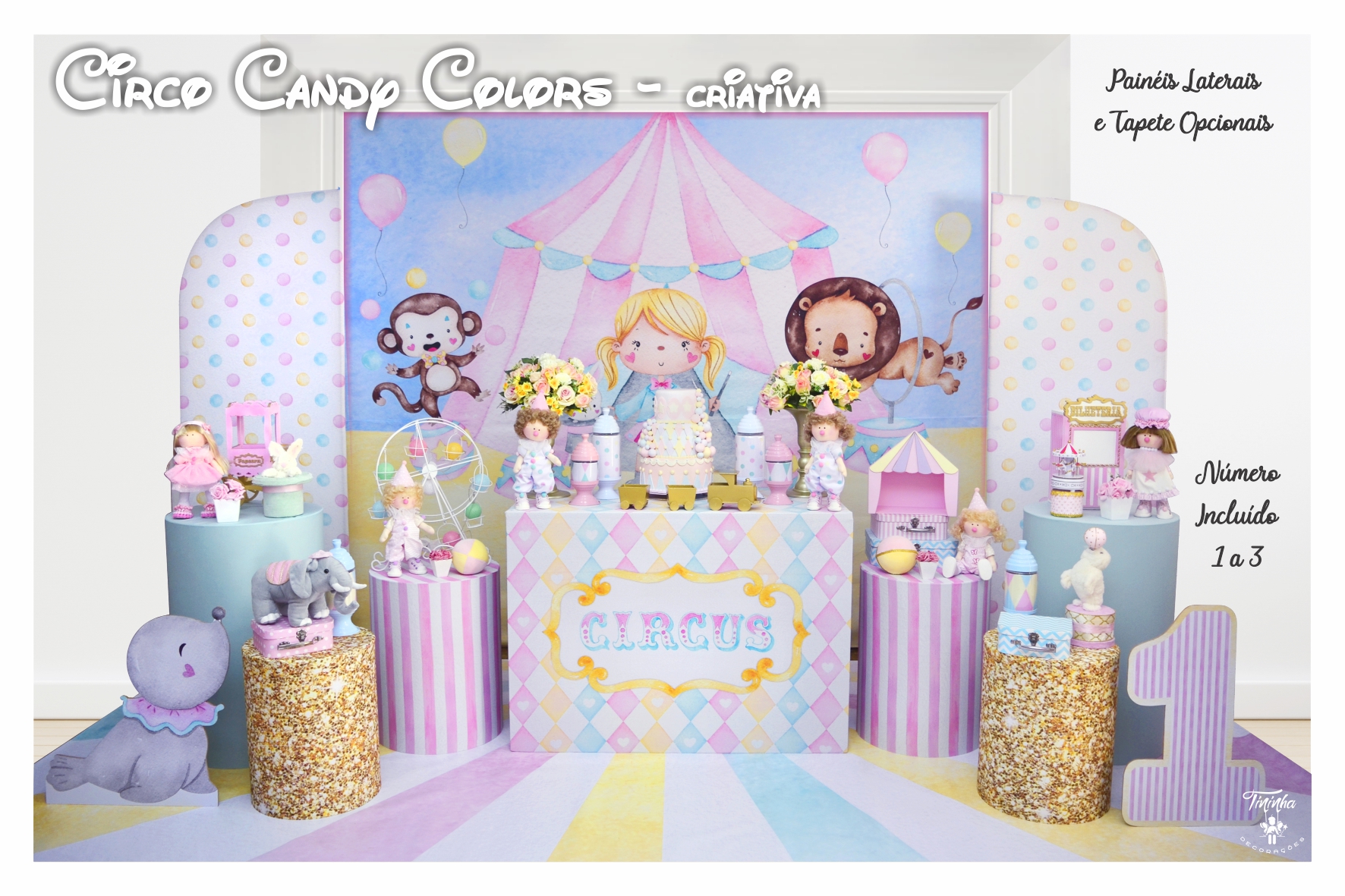 Circo Candy Colors -criativa